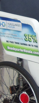 Pedicab Side Display Panel