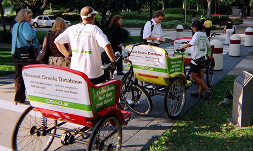 Oracle Pedicabs during SAPPHIRE & ASUG Annual Conference 2008