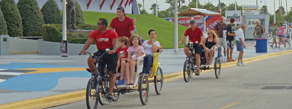 Redi Pedi Pedicabs at the Daytona International Speedway