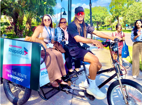 Free pedicab rides and advertising space at the Orange County Convention Center.